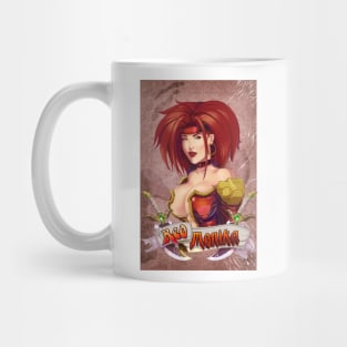 Red Monika Poster Mug